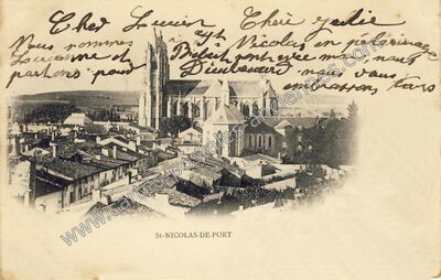 Carte postale ancienne St Nicolas de Port — Saint-Nicolas-de-Port (Meurthe-et-Moselle)