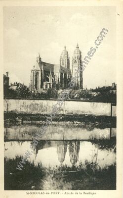 Carte postale ancienne Abside de la Basilique — Saint-Nicolas-de-Port (Meurthe-et-Moselle)