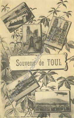 Carte postale ancienne Souvenir — Toul (Meurthe-et-Moselle)