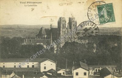 Carte postale ancienne La Cathédrale — Toul (Meurthe-et-Moselle)