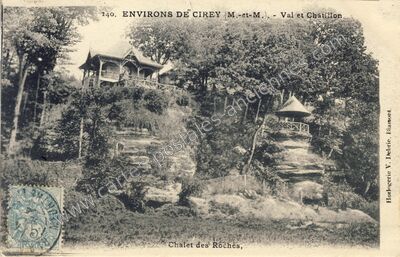 Carte postale ancienne Chalet des Roches — Val-et-Châtillon (Meurthe-et-Moselle)