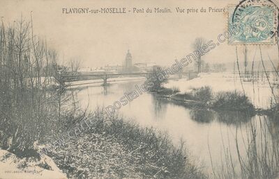 Carte postale ancienne Flavigny-sur-Moselle