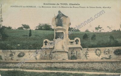 Carte postale ancienne Fontenoy-sur-Moselle