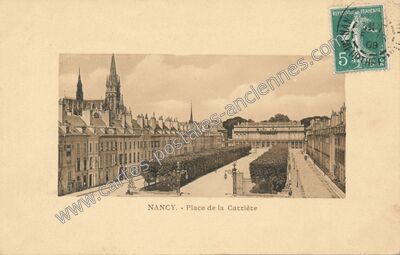 Carte postale ancienne Place de la Carrière — Nancy (Meurthe-et-Moselle)