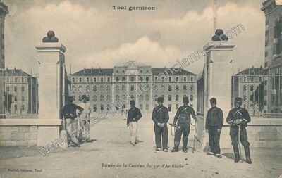 Carte postale ancienne Toul Garnison — Toul (Meurthe-et-Moselle)