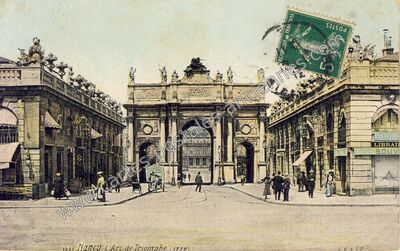 Carte postale ancienne L'Arc de Triomphe — Nancy (Meurthe-et-Moselle)