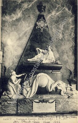 Carte postale ancienne Tombeau de Stanislas, Roi de Lorraine — Nancy (Meurthe-et-Moselle)