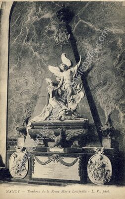 Carte postale ancienne Tombeau de la Reine Marie Leczinska — Nancy (Meurthe-et-Moselle)