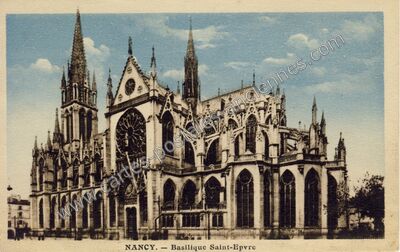 Carte postale ancienne Basilique Saint-Epvre — Nancy (Meurthe-et-Moselle)
