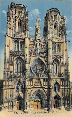 Carte postale ancienne La Cathédrale — Toul (Meurthe-et-Moselle)
