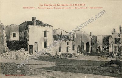 Carte postale ancienne La Guerre en Lorraine en 1914-1915 — Vitrimont (Meurthe-et-Moselle)