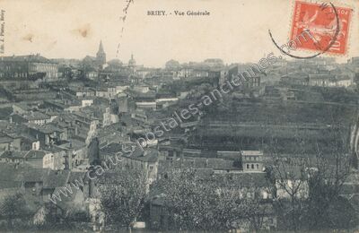 Carte postale ancienne Vue Générale — Briey (Meurthe-et-Moselle)