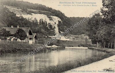 Carte postale ancienne Carrières de la Grande-Goutte — Maron (Meurthe-et-Moselle)