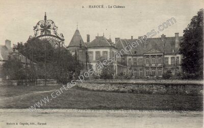 Carte postale ancienne Le Château — Haroué (Meurthe-et-Moselle)