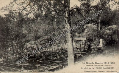 Carte postale ancienne La Croix des Carmes — Montauville (Meurthe-et-Moselle)