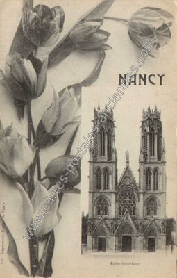 Carte postale ancienne Église Saint-Léon — Nancy (Meurthe-et-Moselle)