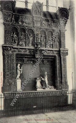 Carte postale ancienne Tombeau de René II — Nancy (Meurthe-et-Moselle)