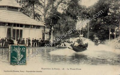 Carte postale ancienne Le Water-Chute — Nancy (Meurthe-et-Moselle)