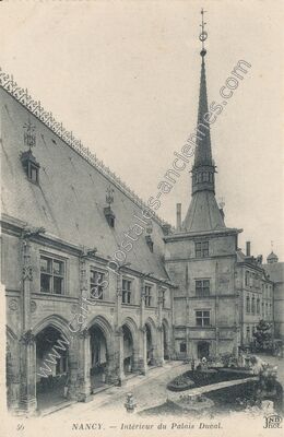 Carte postale ancienne Intérieur du Palais Ducal — Nancy (Meurthe-et-Moselle)