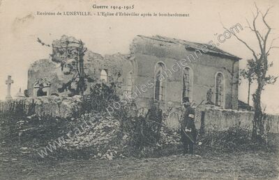 Carte postale ancienne Erbéviller-sur-Amezule