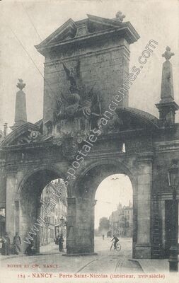 Carte postale ancienne Porte Saint-Nicolas (intérieur, xvie siècle) — Nancy (Meurthe-et-Moselle)