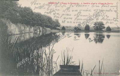 Carte postale ancienne L'Étang de Bossupré — Parroy (Meurthe-et-Moselle)