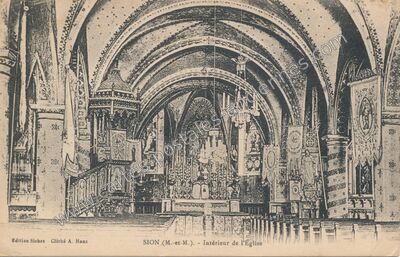 Carte postale ancienne Sion — Saxon-Sion (Meurthe-et-Moselle)