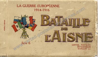 Carte postale ancienne Bataille de l'Aisne — Non Localisée (Aisne)