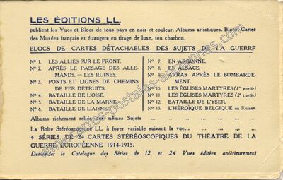 Carte postale ancienne Editions LL — Non Localisée (Aisne)