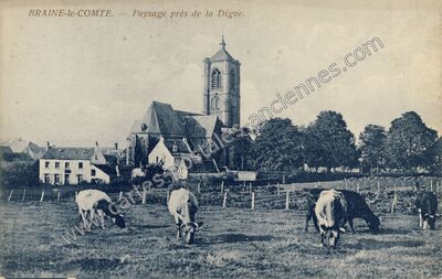 Carte postale ancienne Braine le Comte — Braine (Aisne)
