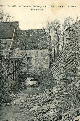 Carte postale ancienne Bataille de Chateau-Thierry - Le Rupt — Bouresches (Aisne)