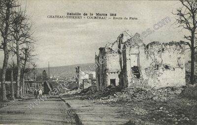Carte postale ancienne Courteau — Château-Thierry (Aisne)