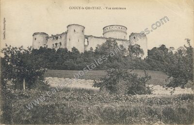 Carte postale ancienne Coucy le Chateau — Coucy-le-Château-Auffrique (Aisne)