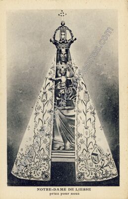 Carte postale ancienne Notre Dame de Liesse — Marchais (Aisne)