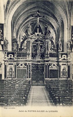 Carte postale ancienne Notre Dame de Liesse — Marchais (Aisne)