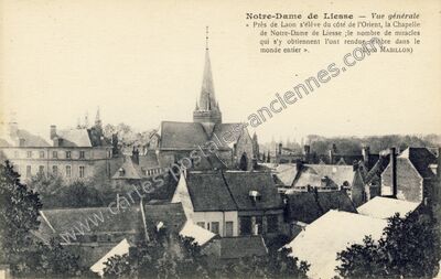 Carte postale ancienne Notre Dame de Liesse — Marchais (Aisne)