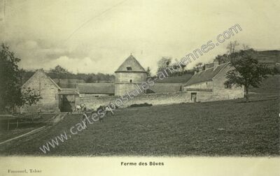 Carte postale ancienne Ferme des Boves — Presles-et-Boves (Aisne)