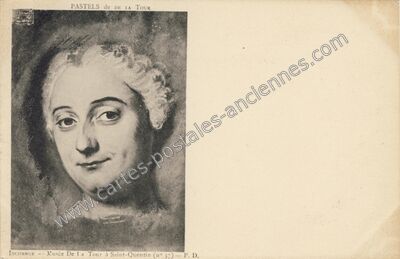 Carte postale ancienne Pastels de De La Tour — Saint-Quentin (Aisne)