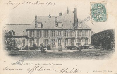Carte postale ancienne Coucy le Chateau — Coucy-le-Château-Auffrique (Aisne)
