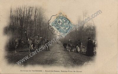Carte postale ancienne rond des dames — Coyolles (Aisne)