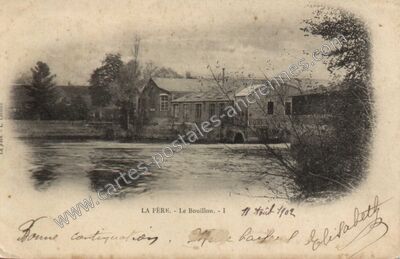 Carte postale ancienne Le Bouillon — La Fère (Aisne)