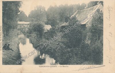 Carte postale ancienne Tergnier Quessy — Tergnier (Aisne)