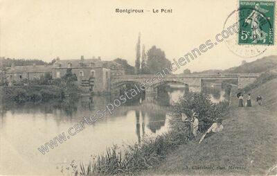 Carte postale ancienne Montgiroux — Alexain (Mayenne)