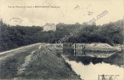 Carte postale ancienne Montgiroux — Alexain (Mayenne)