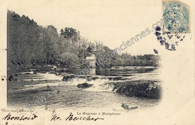 Carte postale ancienne Montgiroux — Saint-Germain-d'Anxure (Mayenne)