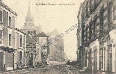 Carte postale ancienne Ambrieres — Ambrières-les-Vallées (Mayenne)