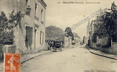 Carte postale ancienne Ballots — Ballots (Mayenne)