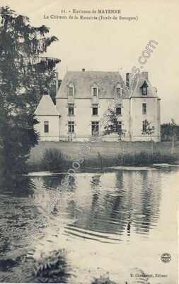 Carte postale ancienne Chateau de la Rouairie — Belgeard (Mayenne)