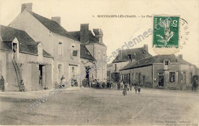 Carte postale ancienne La Place — Bouchamps-lès-Craon (Mayenne)