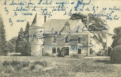 Carte postale ancienne La Grande Sévère — Bouère (Mayenne)